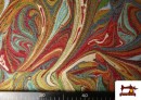 Comprar online Tela de Gobelino Tejido Estampado Aguas Multicolor