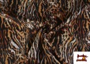 Tela de Stretch Tigre Animal Print