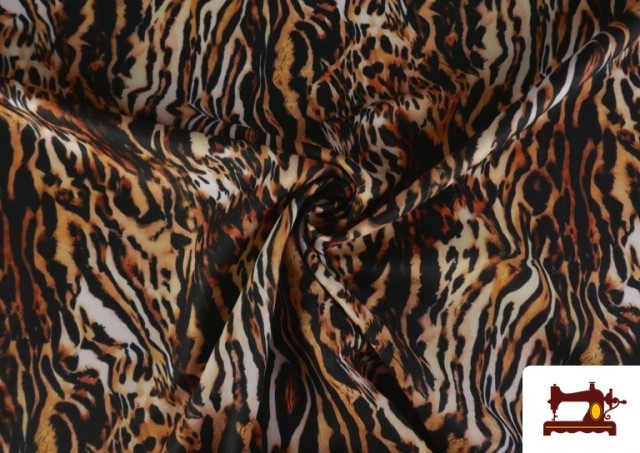 Tela de Stretch Tigre Animal Print