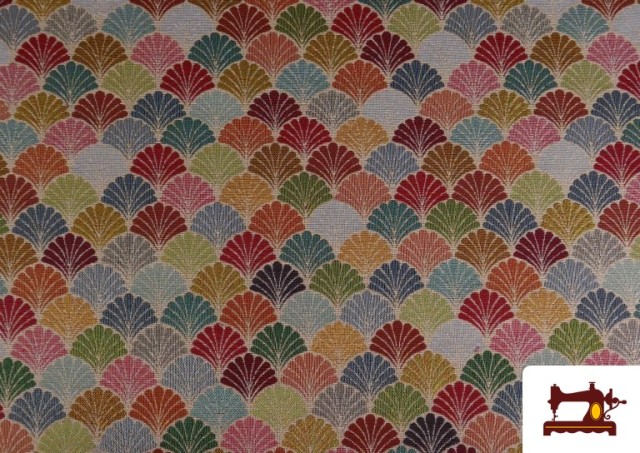 Comprar Tela de Gobelino Tejido Abanicos De Colores