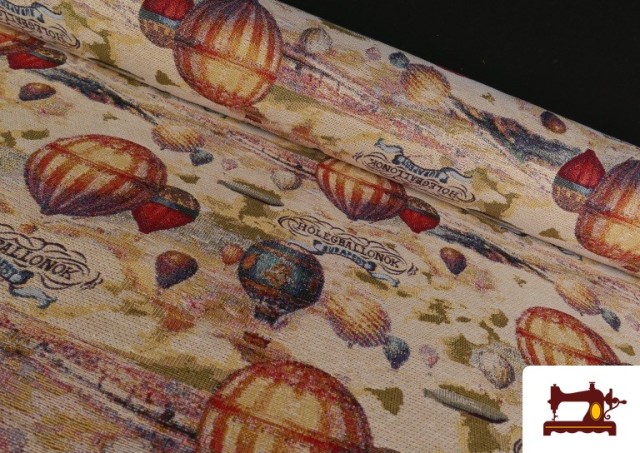 Tela de Gobelino Tejido Globos Aerostáticos Budapest