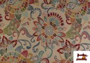 Comprar Tela de Gobelino Tejido Estampado Multicolor