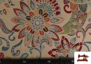 Comprar online Tela de Gobelino Tejido Estampado Multicolor