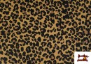 Tela de Stretch Leopardo Animal Print