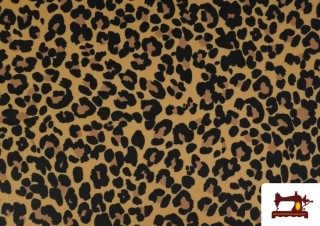 Tela de Stretch Leopardo Animal Print