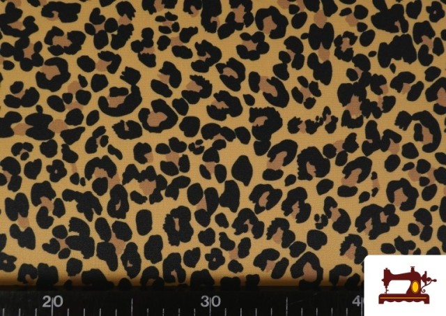 Comprar online Tela de Stretch Leopardo Animal Print