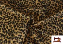 Venta online de Tela de Stretch Leopardo Animal Print