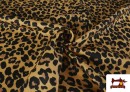 Tela de Stretch Leopardo Animal Print