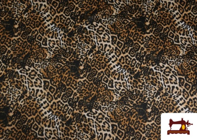 Comprar Tela de Punto de Licra Estampado Leopardo Animal Print