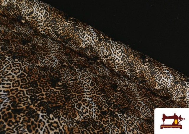 Tela de Punto de Licra Estampado Leopardo Animal Print