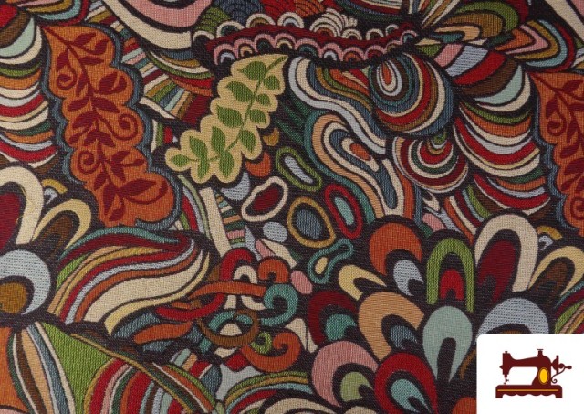 Comprar Tela de Gobelino Tejido Estampado Multicolor
