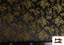 Comprar Tela de Jacquard Floral Para Vestuarios Regionales color Dorado