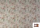 Comprar Tela de Algodón Estampado Floral Clásico Suave