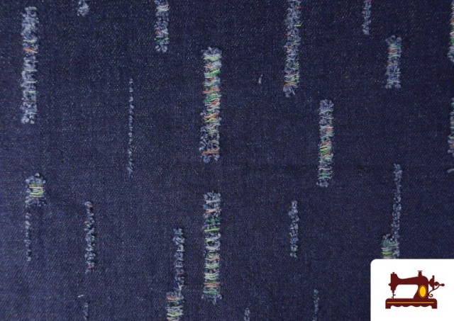 Venta de Tela Tejana Vaquera Deshilachada de Colores