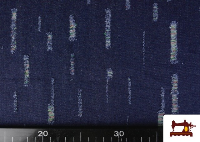 Comprar online Tela Tejana Vaquera Deshilachada de Colores