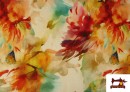 Venta de Tela de Punto de Viscosa Floral De Colores