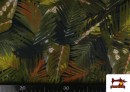 Comprar online Tela de Viscosa Tropical Hojas
