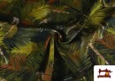 Venta online de Tela de Viscosa Tropical Hojas