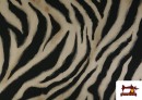 Comprar Tela de Punto de Viscosa Estampado Cebra