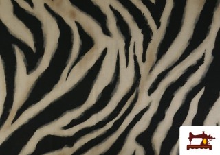 Comprar Tela de Punto de Viscosa Estampado Cebra