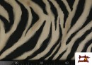 Venta de Tela de Punto de Viscosa Estampado Cebra