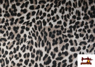 Comprar Tela Crep Satén Estampado Leopardo
