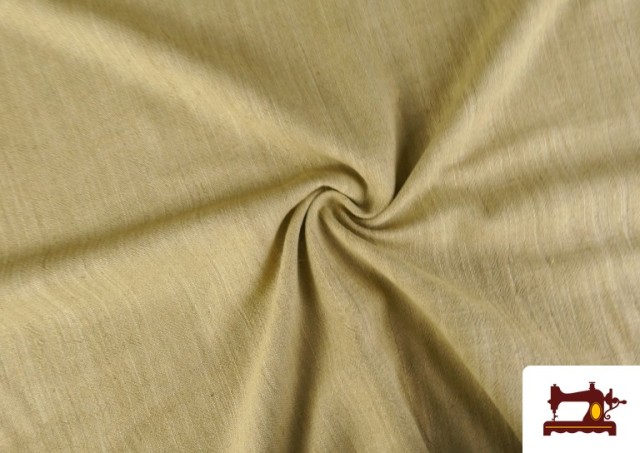 Venta de Tela de Lino Viscosa Lavado a la Piedra 137cm color Beige