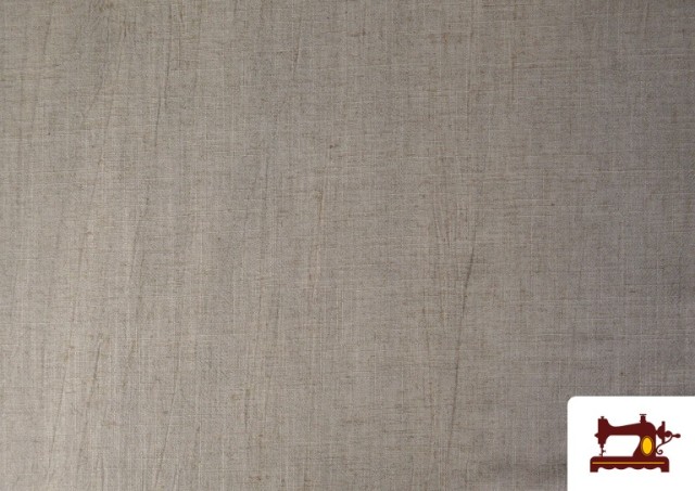 Venta de Tela de Lino Viscosa Lavado a la Piedra 137cm color Arena