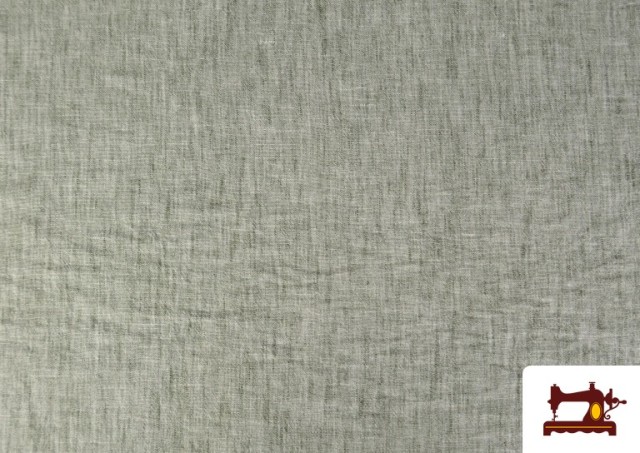 Venta de Tela Coordinada Símil Lino de Poliester color Caqui