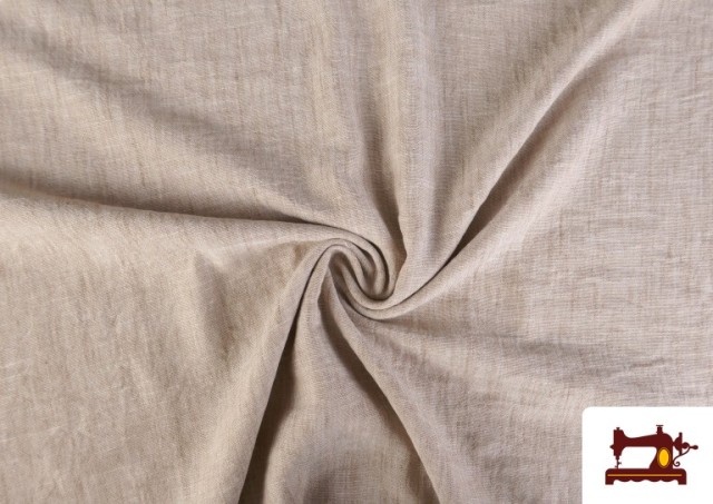 Comprar Tela Coordinada Símil Lino de Poliester color Beige
