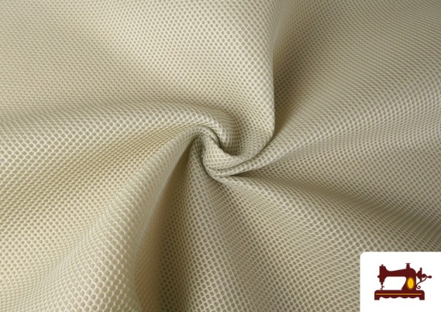 Tela de Malla 3D Mesh para Mochilas Bolsos y Decoración color Beige