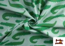 Venta online de Tela de Algodón Estampado Cocodrilos