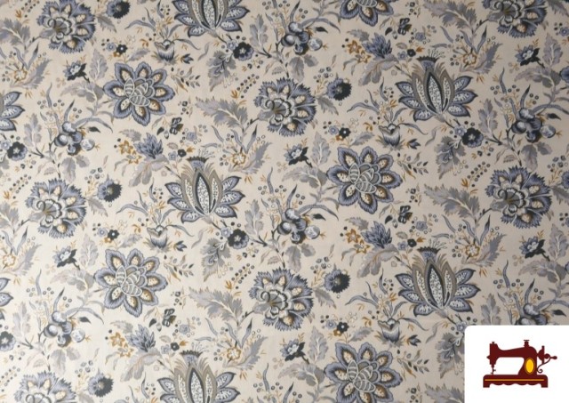 Comprar Tela de Algodón Estampado Clásico Floral Cachemir