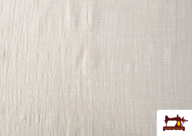 Comprar online Tela de Algodón 100% Lavado 130cm de Ancho color Blanco