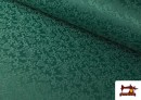Tela de Jacquard Brocado Floral Ancho 280cm color Verde