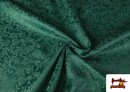 Venta online de Tela de Jacquard Brocado Floral Ancho 280cm color Verde