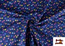 Venta online de Tela de Punto de Camiseta Cerezas Multicolor