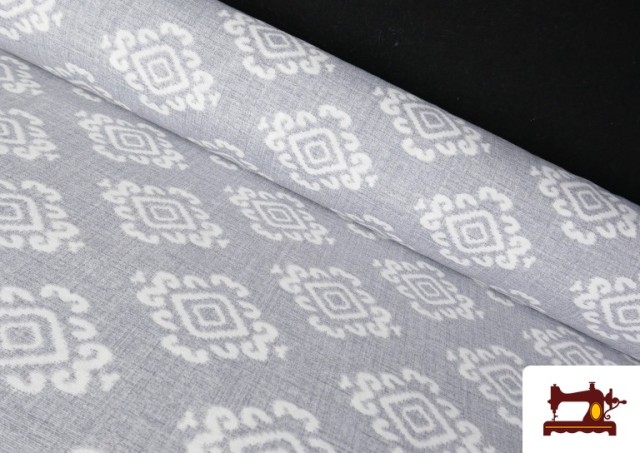 Tela de Loneta Estampado Étnico Decorativo