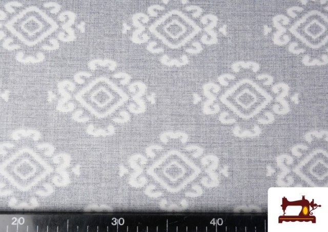 Tela de Loneta Estampado Étnico Decorativo