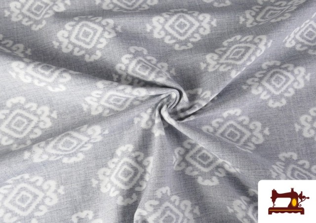 Tela de Loneta Estampado Étnico Decorativo