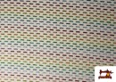 Venta de Tela de Gobelino Estampado Rayas Arcoíris