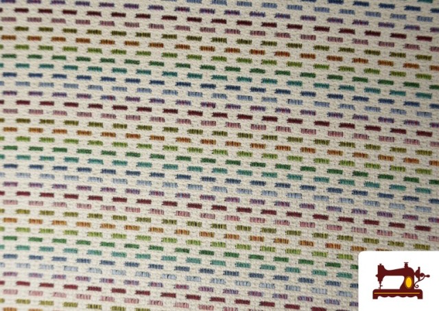 Venta de Tela de Gobelino Estampado Rayas Arcoíris