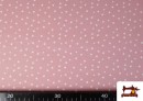 Comprar Tela de Algodón Estrellas Pequeñas de Colores color Rosa pálido