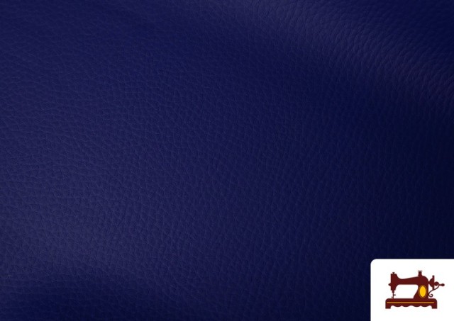 Tela Polipiel Símil Escai Colores Ecopiel color Azul Marino