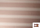 Comprar online Tela de Loneta Panamá Rayas color Rosa matices