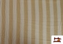 Comprar Tela de Muselina de Algodón Rayas Beige