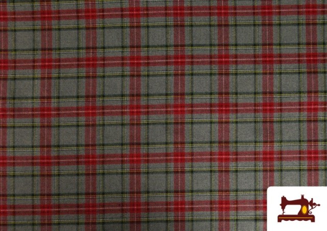 Comprar Tela de Viella Estampado Cuadros Clásicos Grises