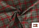Venta online de Tela de Viella Estampado Cuadros Clásicos Grises
