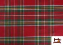 Comprar Cuadro Escocés Grande para Mantelería y Decoración ancho 305cm color Rojo