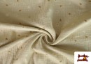 Venta online de Tela de Muselina de Algodón Flores y Abejitas Infantil